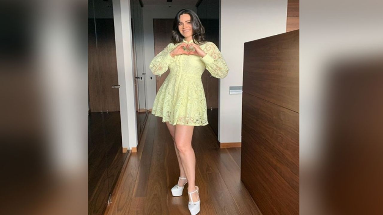 “Bizcocho de mujer”: Luz Elena González eleva pasiones en corto y coqueto vestido