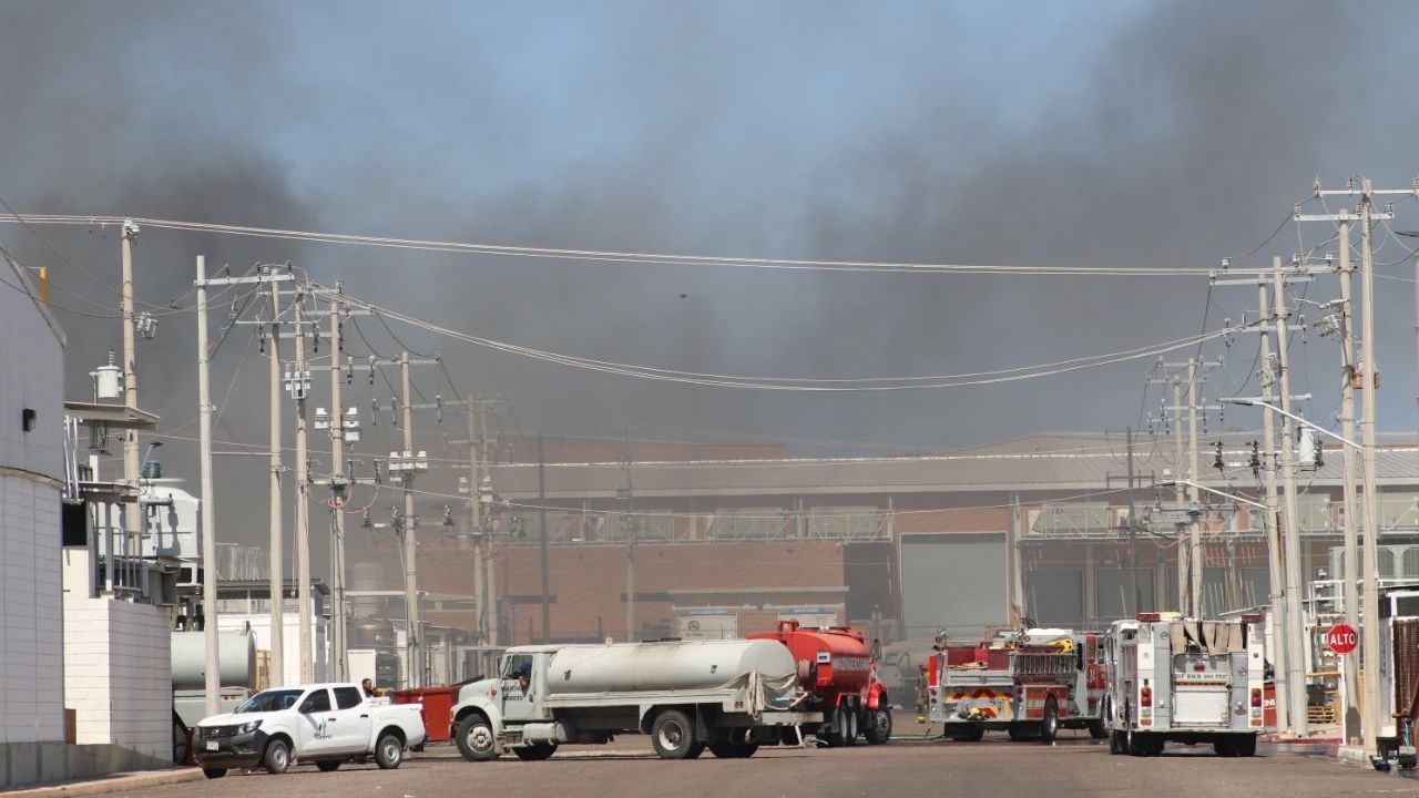 Protección Civil espera resultados de la causa del incendio en maquilas Tetakawi