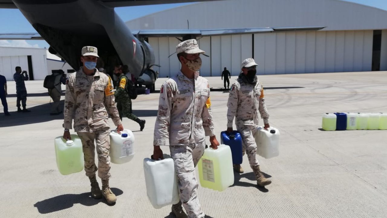 Sedena envía ayuda e insumos médicos a Sonora para atacar al conoravirus