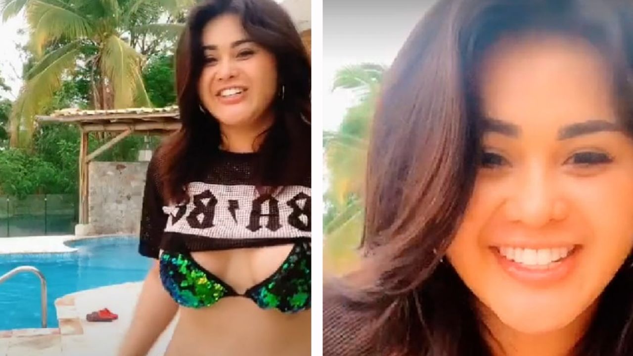 ‘Gomita’ exhibe sus ‘gomas’ con microbikini y se la comen viva en TikTok: “Se le sale el silicón”