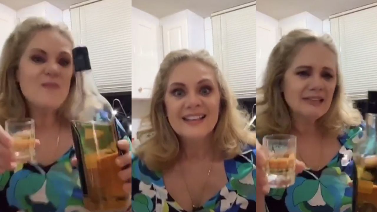 Érika Buenfil, al bailar al ritmo de ‘Safaera’ y beber shots de tequila enloquece redes