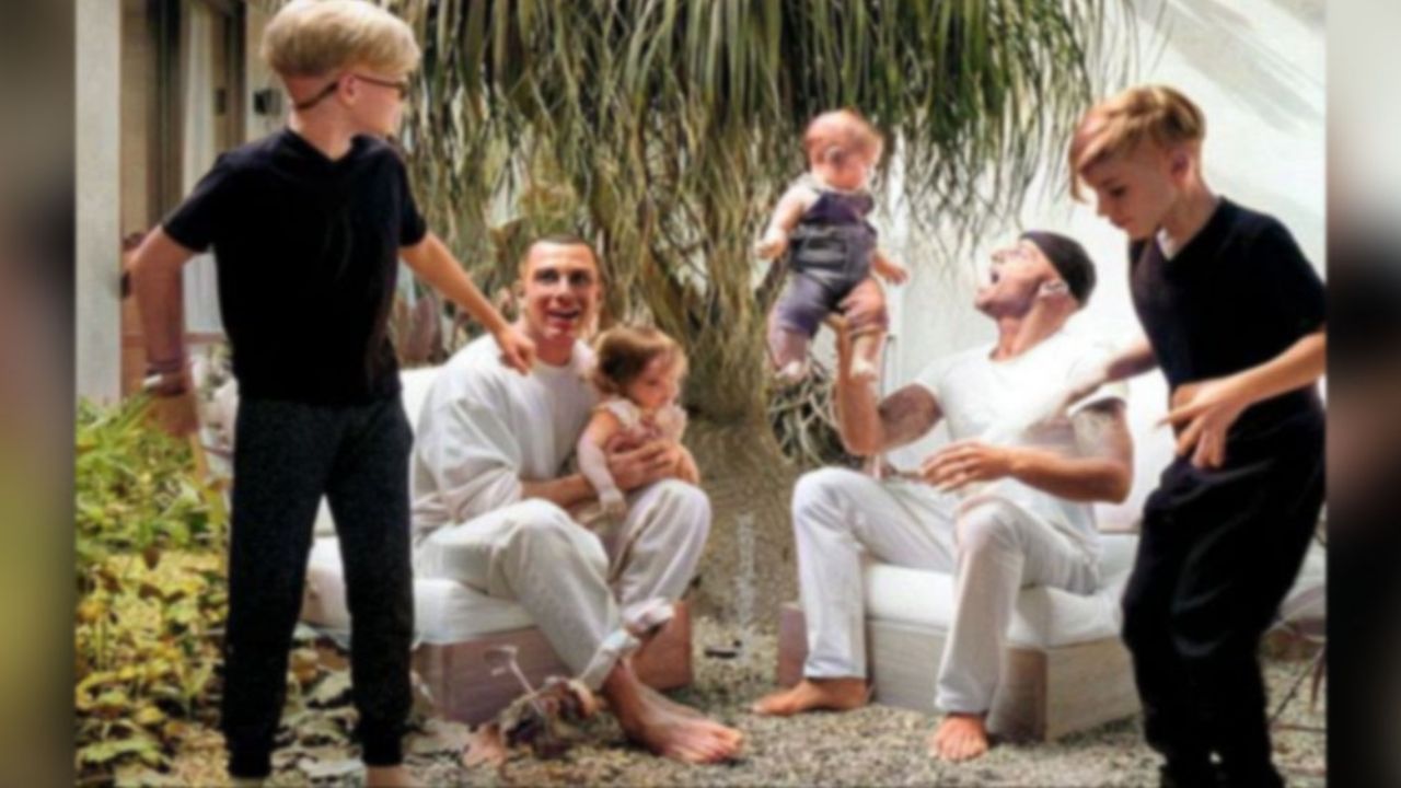 Ricky Martin paraliza las redes al posar junto a su esposo y sus cuatro hijos