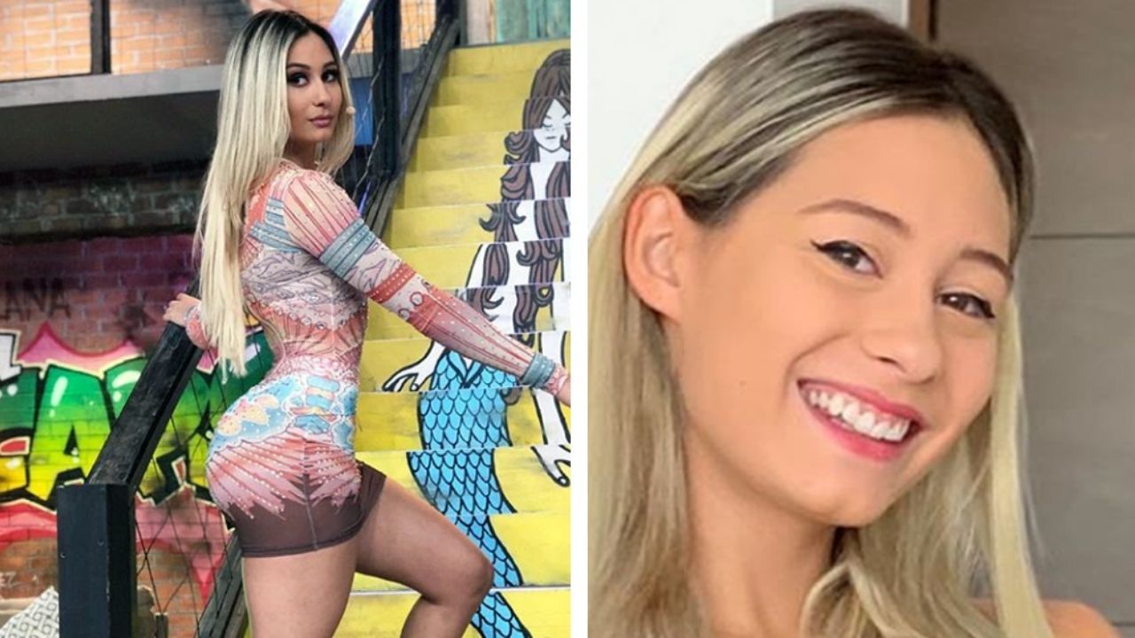 Vestido transparente de Issa Vegas deja a la vista su minúsculo bikini negro