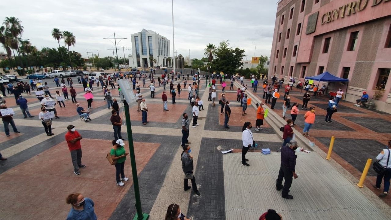 Tingueros de Hermosillo se manifiestan para exigir apoyo económico ante la contingencia