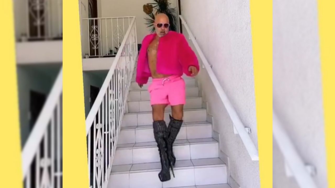 ¡Irreconocible! Exconductor de Telehit entretiene a fans con divertido reto en tacones