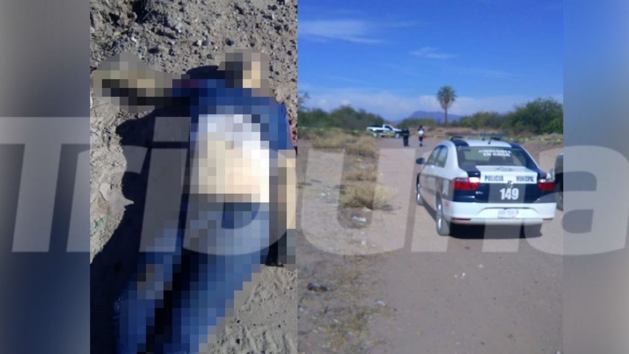 Autoridades encuentran el cuerpo de una persona apuñalada al norte de Cajeme