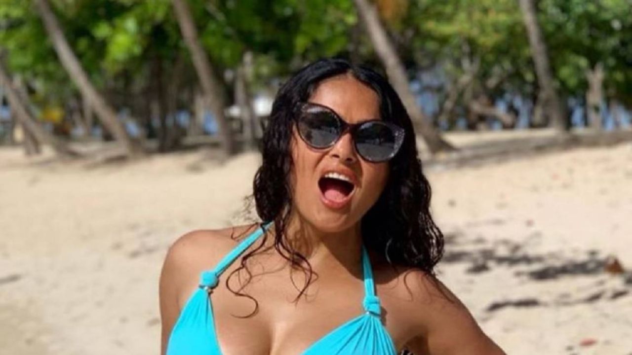 Salma Hayek impacta al mostrar su cara sin una gota de maquillaje y sin filtros: “Bigotona”