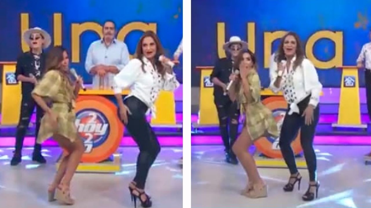 Escalona y Mariana Seoane sacan su lado más atrevido en ‘Hoy’ y alborotan con sus meneos