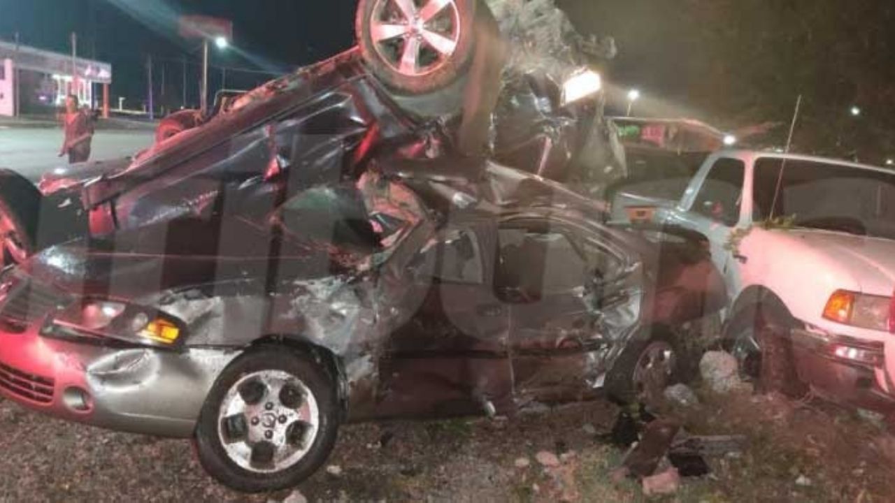 Al menos tres personas mueren en fuerte choque al sur de Ciudad Obregón