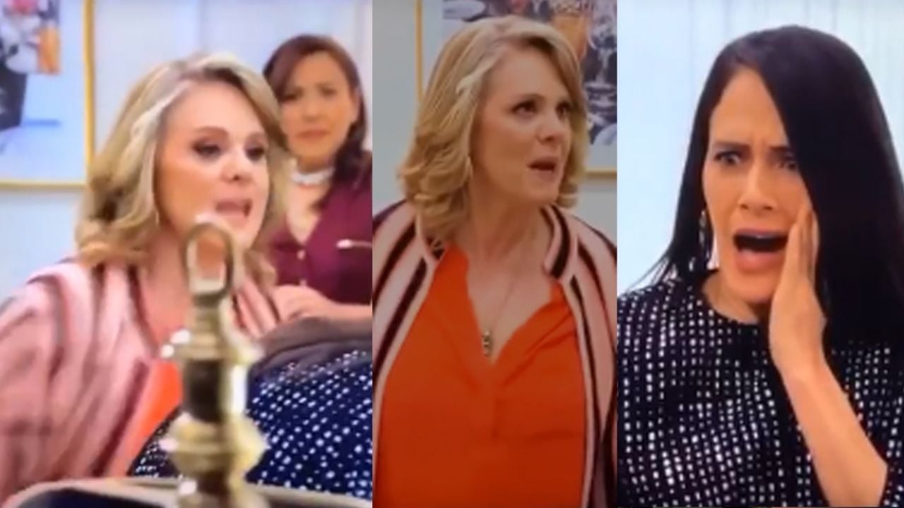 VIDEO: Érika Buenfil pierde los estribos en pleito con actriz de Televisa y le da tremenda cachetada