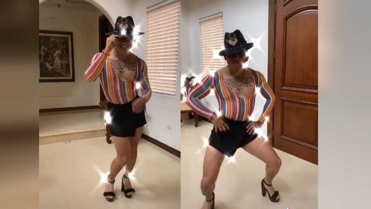 “Closetero frustrado”: Tunden a Edwin Luna en TikTok tras modelar en tacones y vestido de mujer