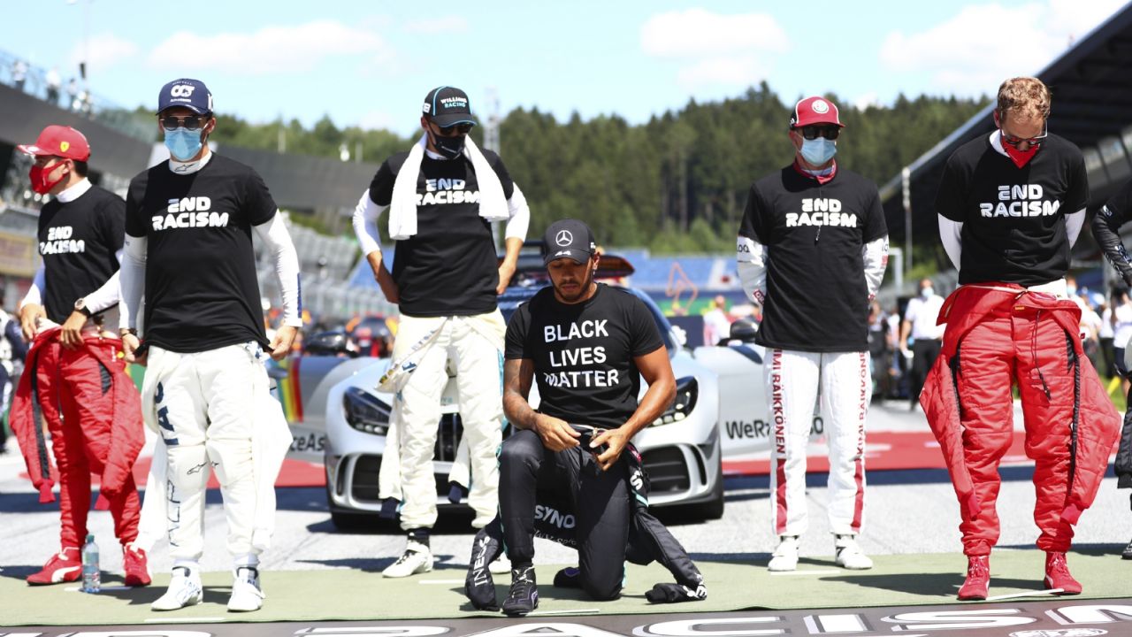 Pilotos de Fórmula Uno se unen para combatir en contra del racismo