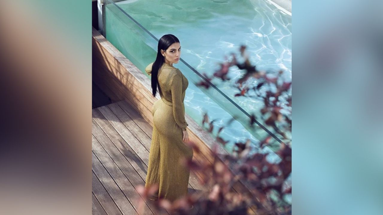 Georgina, novia de Cristiano Ronaldo, luce sus infartantes curvas en ajustado ‘outfit’