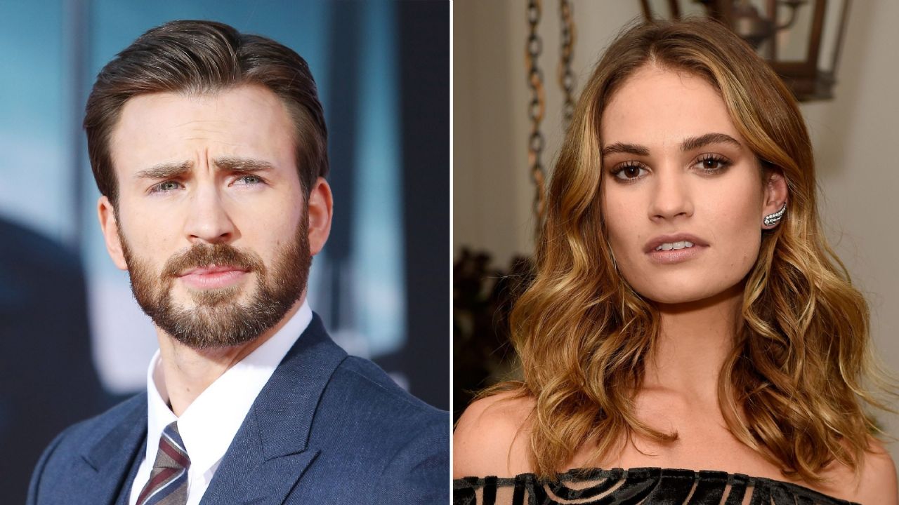 ¿Nuevo romance? Captan a Chris Evans y Lily James en una cena romántica en Londres
