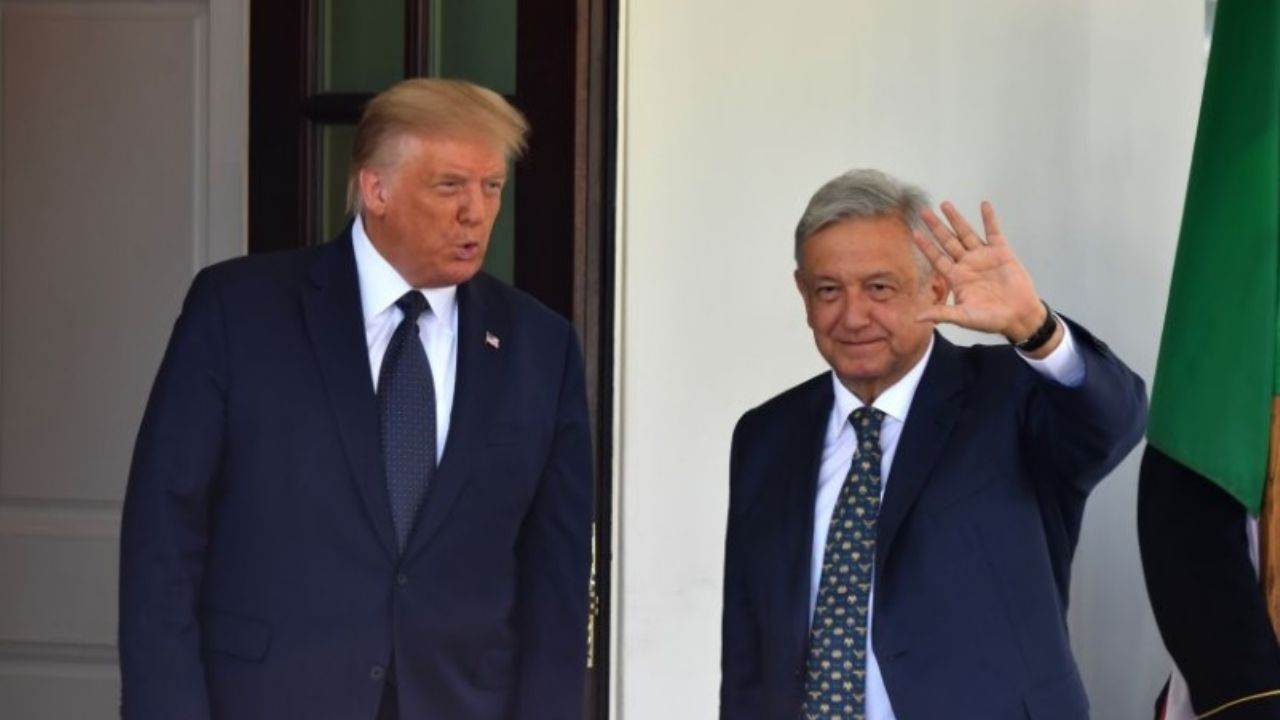 Día histórico: Donald Trump recibe a AMLO en la entrada de la Casa Blanca