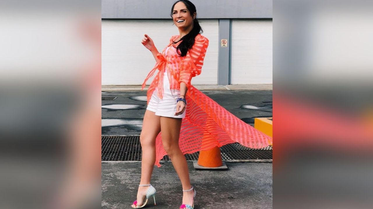 Joanna Vega-Biestro roba “herramientas de los ingenieros” para hacer su vestido