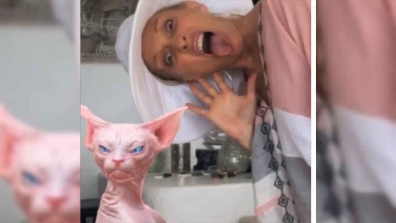 Yuri horroriza todo Instagram al subir perturbador video y ser comparada con un gato sin pelo