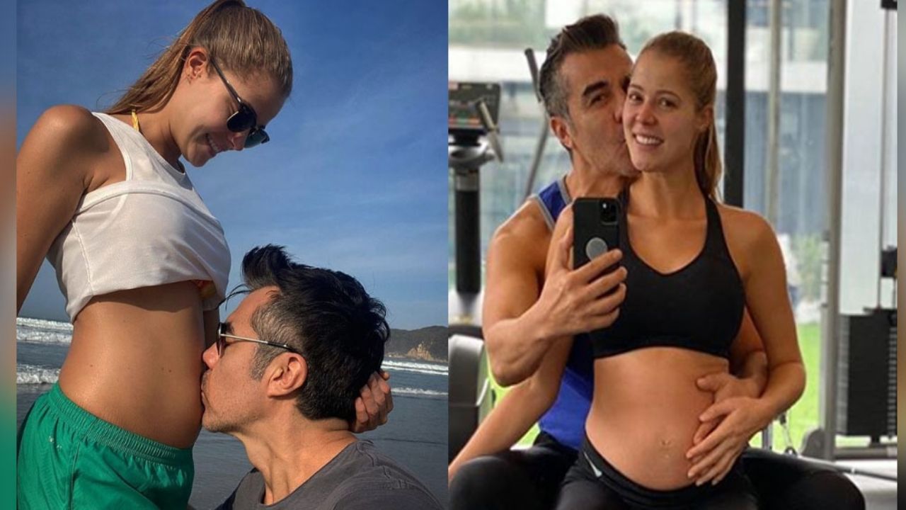 Adrián Uribe y su novia Thuany, disfrutan la dulce espera ¡desde el gimnasio!