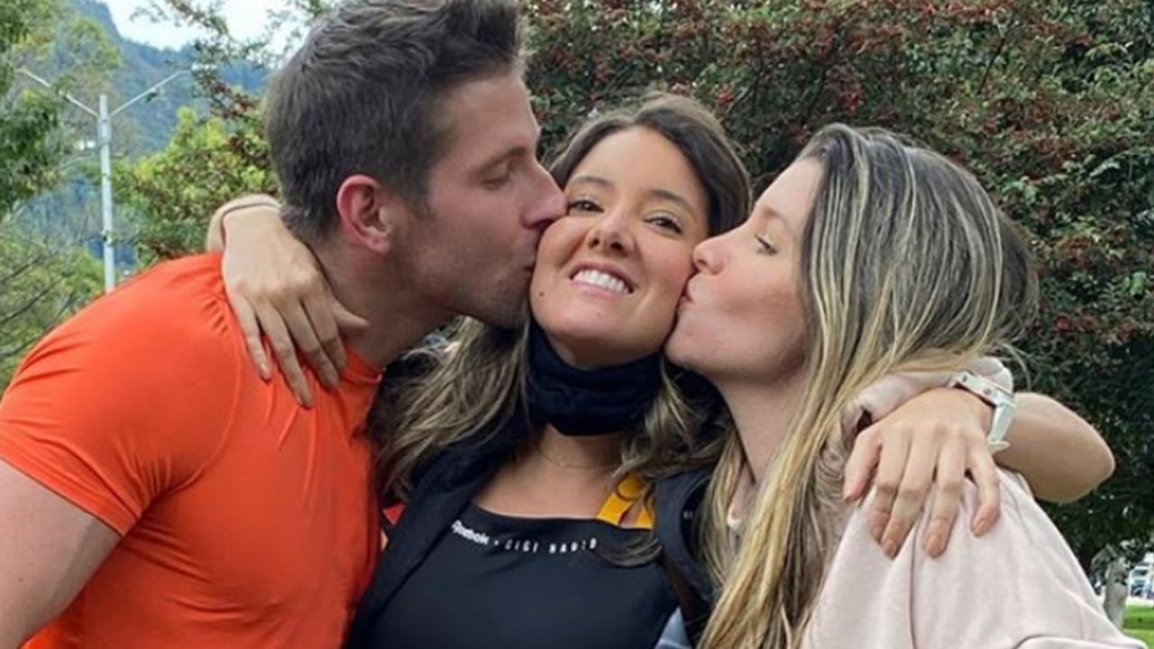 Daniella Álvarez, exMiss Colombia, sale al aire libre por primera vez tras perder pie