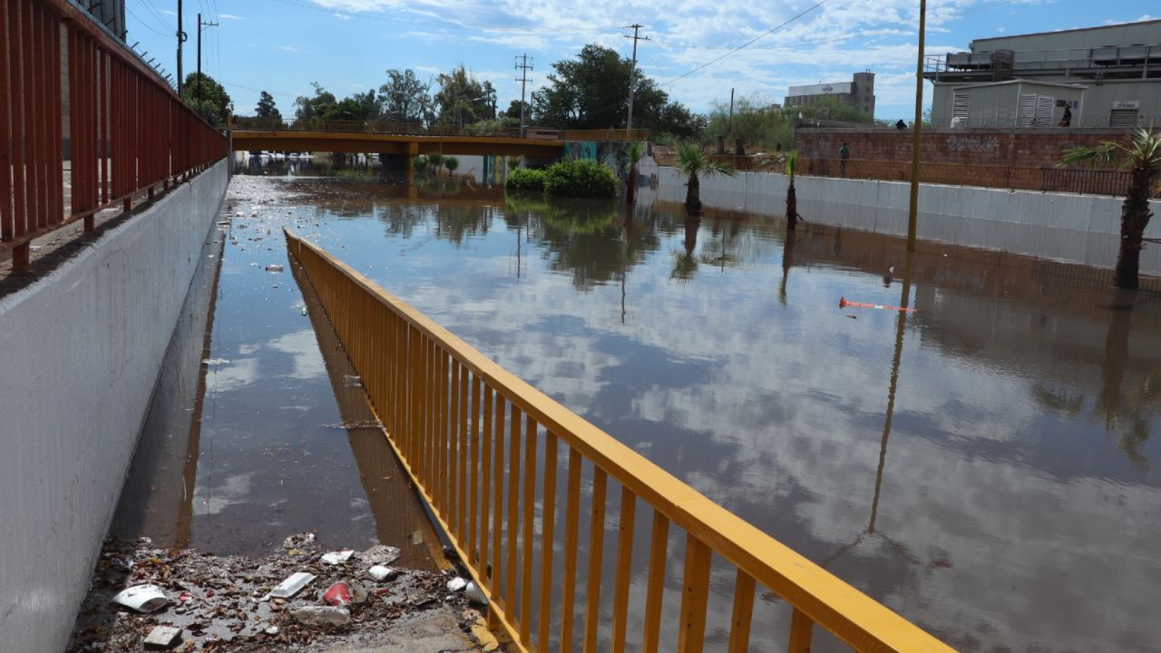 Calles y obras en Cajeme quedan destrozadas después de primera lluvia