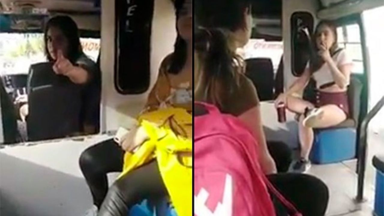 VIDEO: ‘Lady Combi’, la joven de Morelia que provocó un escándalo en un transporte público