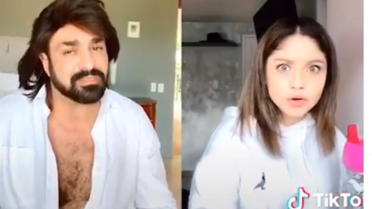 Albertano y Karol Sevilla ‘la rompen’ en TikTok con el divertido baile de la cadenita