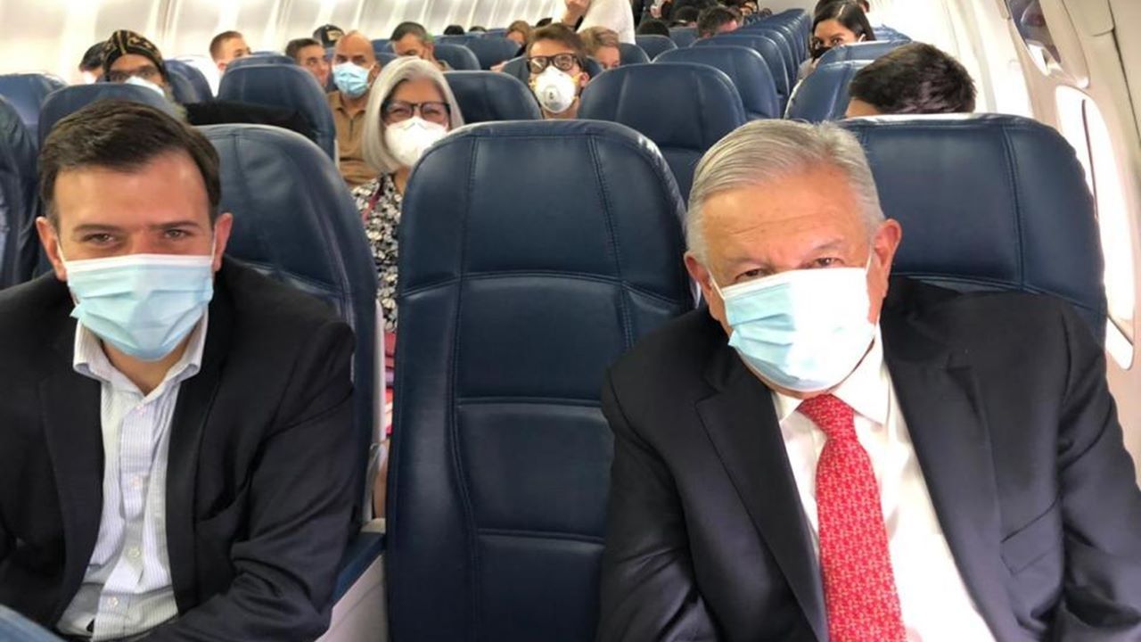 AMLO presume la austeridad de su viaje a Washington: “La cena la pagó EU”