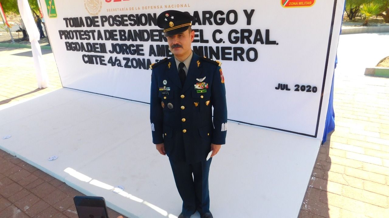 Sonora: General asume el cargo de comandante de la Cuarta Zona Militar