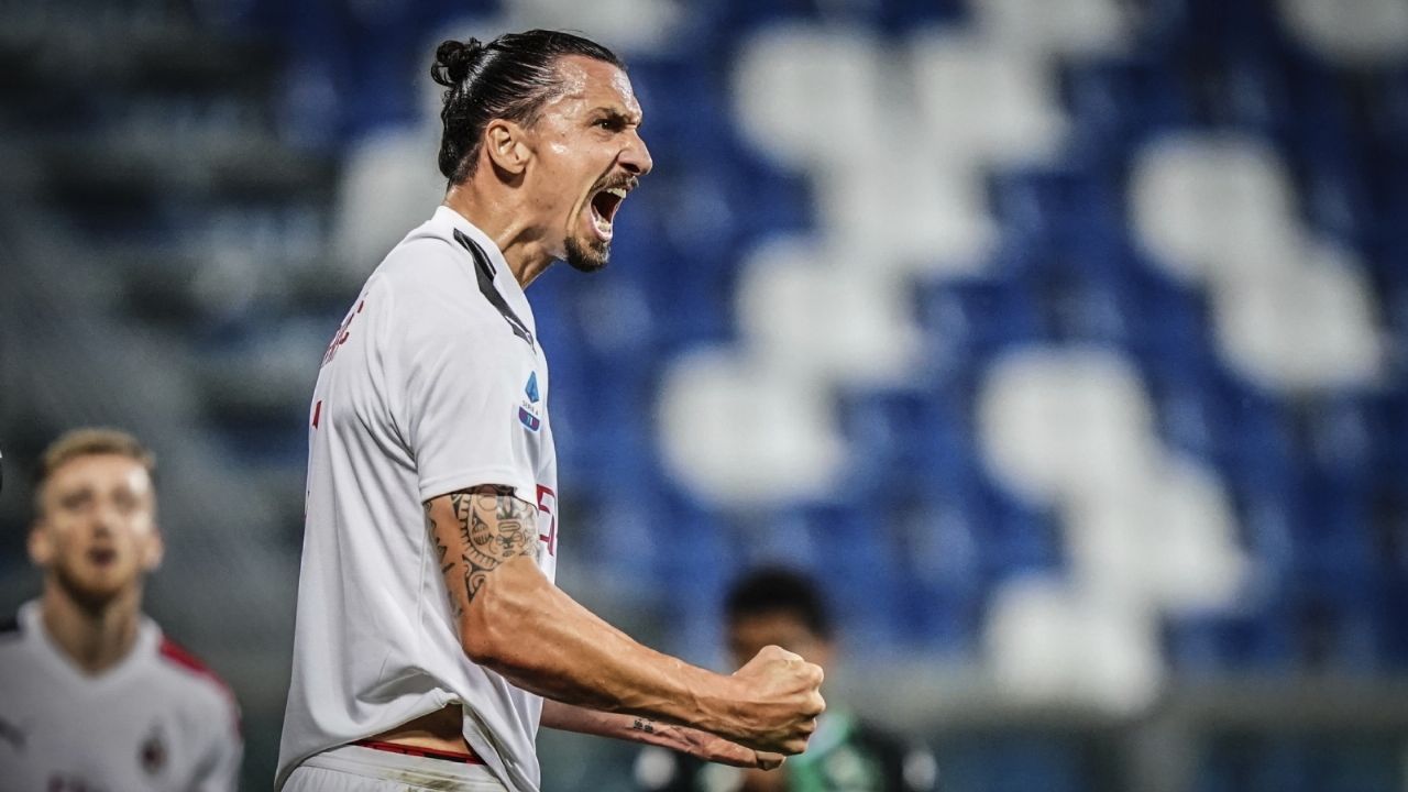 Con doblete de Zlatan, el Milan consigue la victoria en contra del Sassuolo