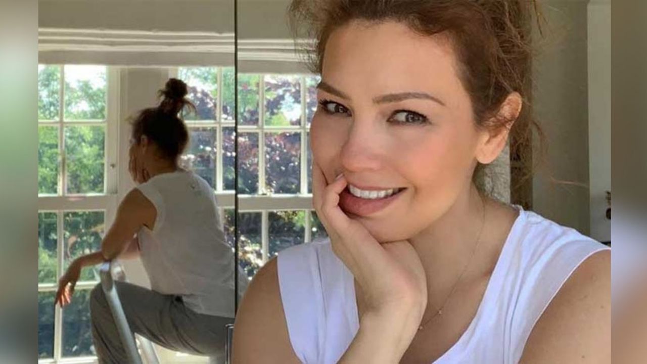 ¡Tómala! Thalía sufre terrible accidente al querer lucirse en video de TikTok