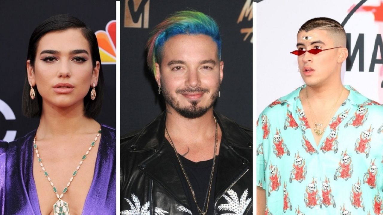 J Balvin, Dua Lipa y Bad Bunny sorprenden con increíble colaboración y causan furor en redes