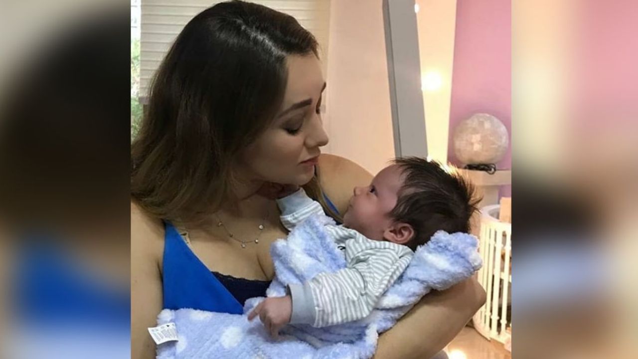 Sherlyn recibe una inesperada descarga de agua de parte del pequeño André