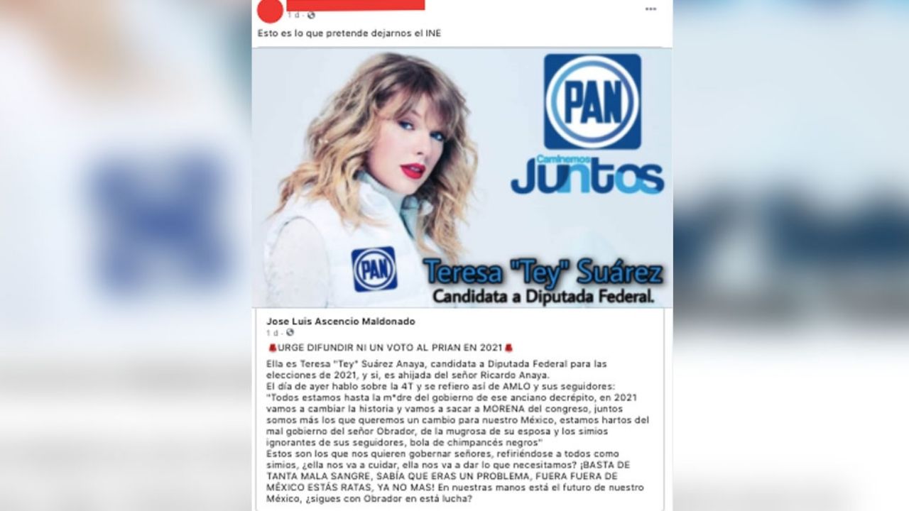 ¿Taylor Swift para candidata con el PAN? supuesta propaganda política se hace viral