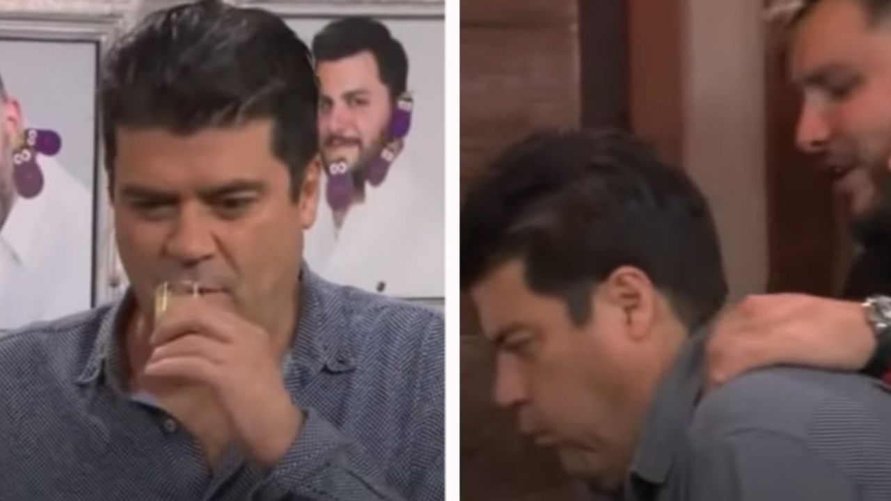 ¡Casi vomita en vivo! Obligan a ‘El Burro’ Van Rankin a beber asqueroso batido