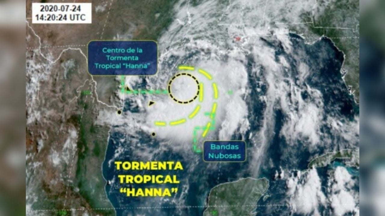 ‘Hanna’ pasa a ser el primer huracán de la temporada en el Atlántico; avanza hacía Texas