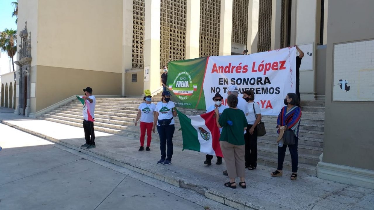Frenaa realiza la quinta caravana anti AMLO por las calles de Hermosillo