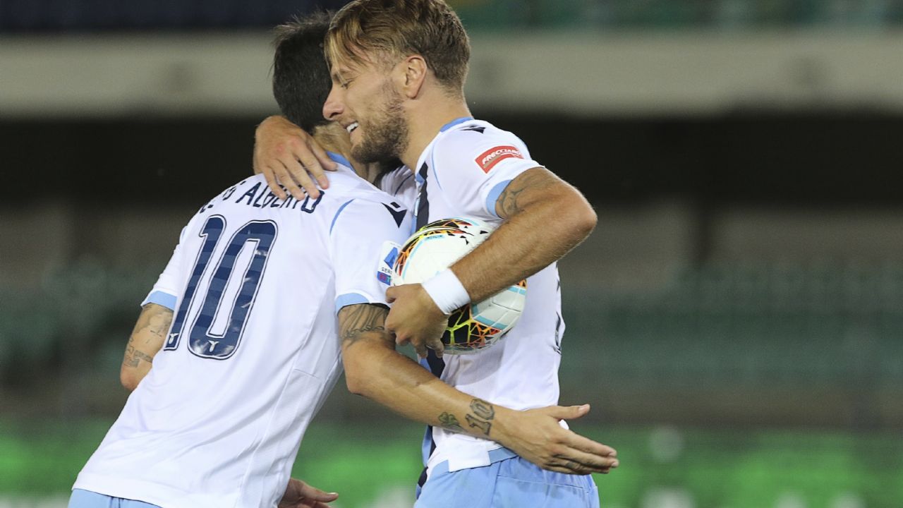 Immobile anota un triplete en la goleada de Lazio ante el Hellas Verona