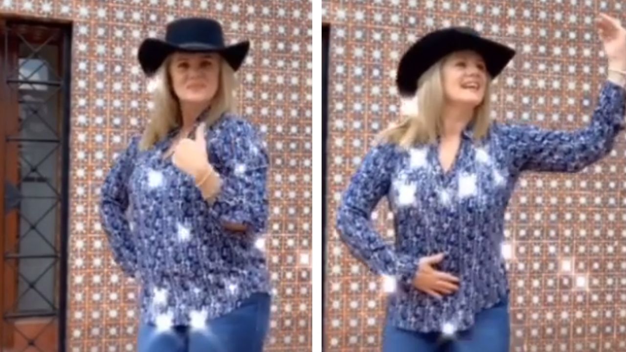 VIDEO: Con sombrero vaquero, Érika Buenfil cautiva al bailar al ritmo de ‘El Tao Tao’