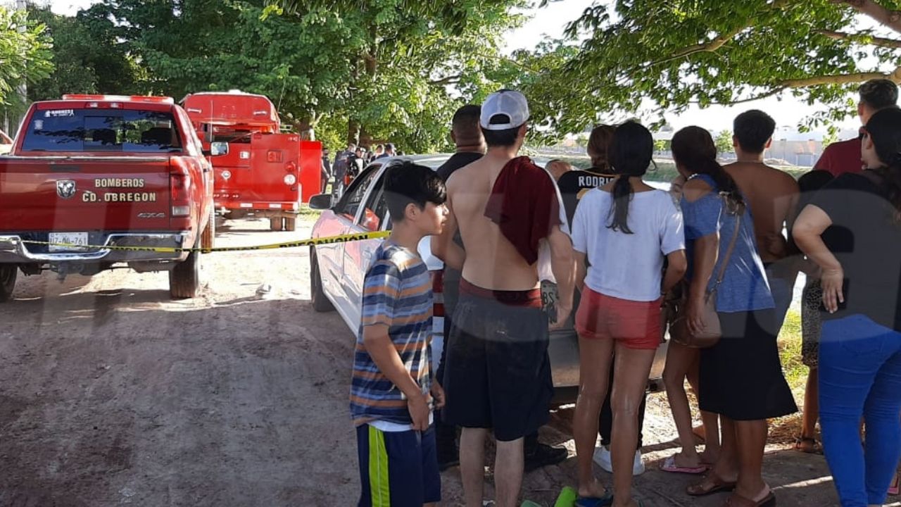 Ciudad Obregón: Hombre muere al rescatar a su hijo de 6 años del Canal Bajo