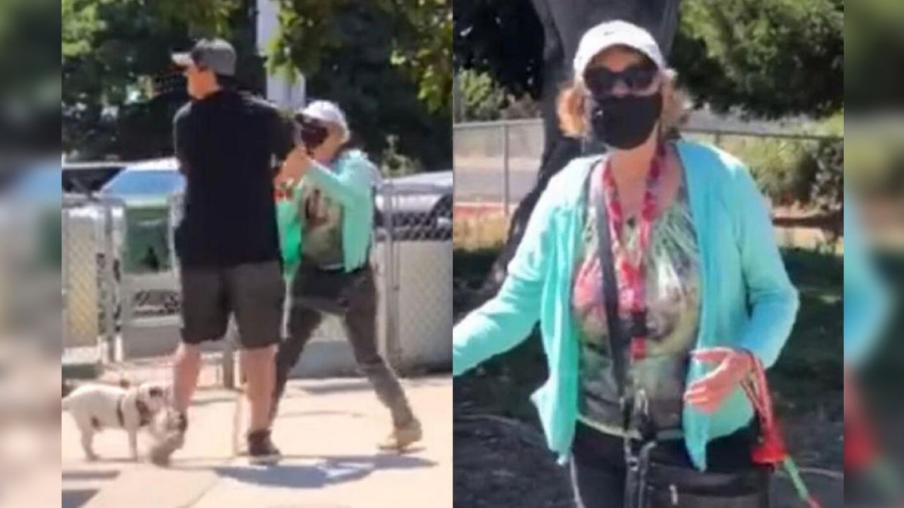 VIDEO: Mujer ataca con aerosol a una pareja en un parque de EU por no llevar cubrebocas