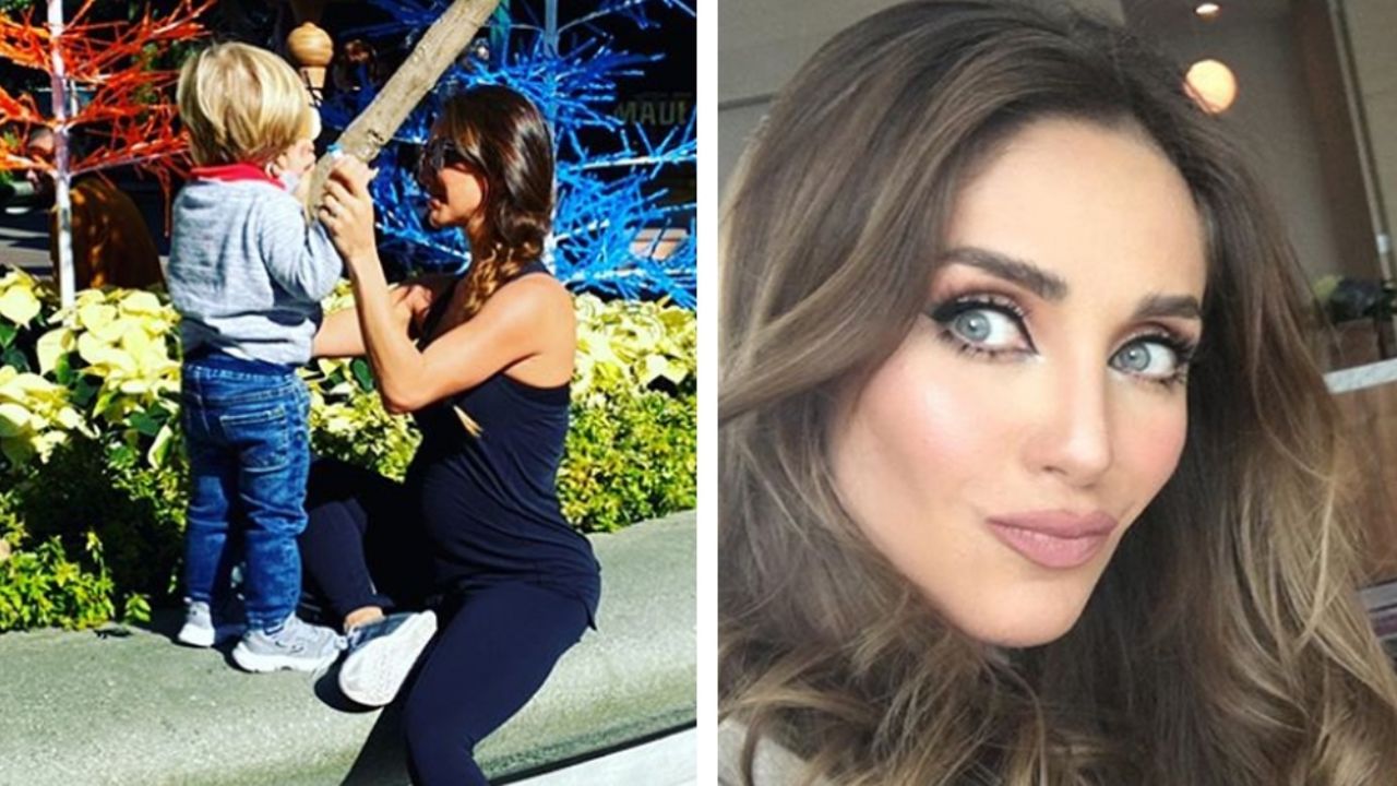 ¡Mamá orgullosa! Anahí presume lo mucho que sus dos hijos se parecen a ella