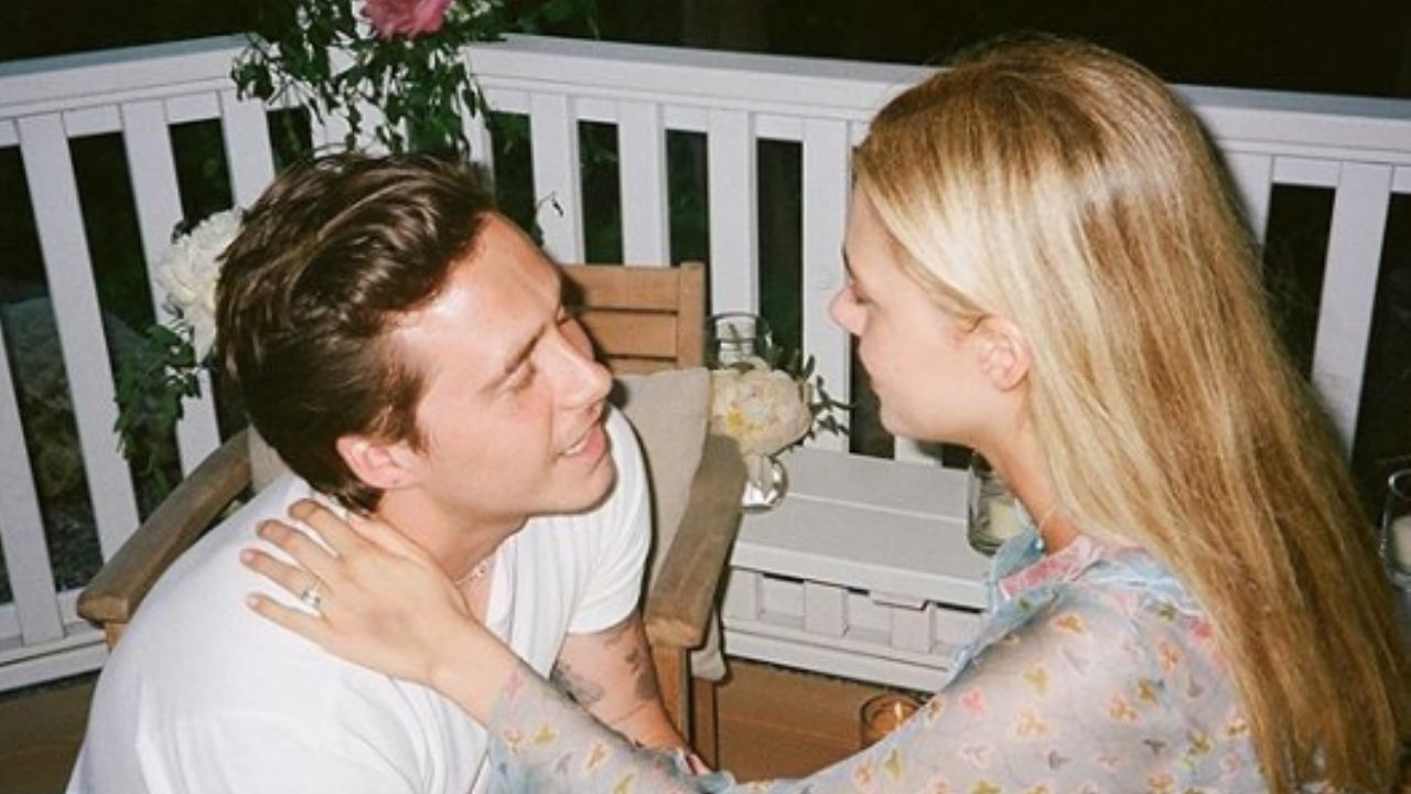 ¡Que romántico! Brooklyn Beckham y Nicola Peltz revelan fotos de su compromiso