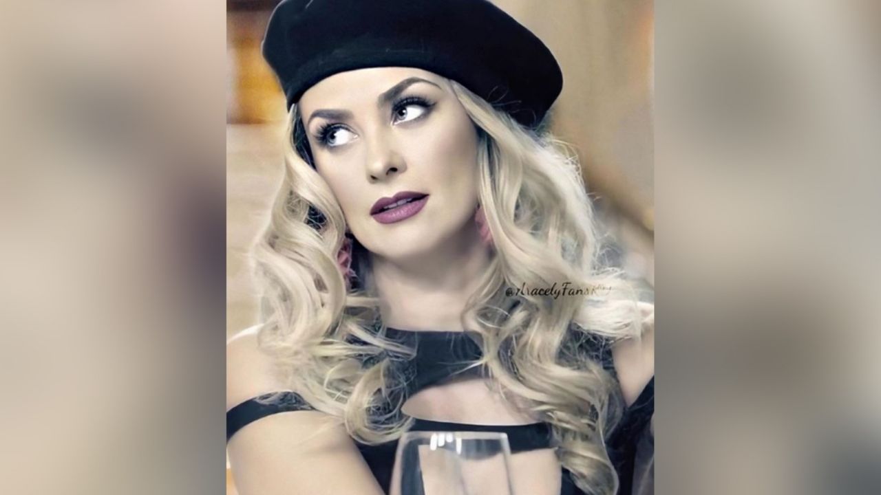 Aracely Arámbula deslumbra TV Azteca en impresionante ‘outfit’ para ‘MasterChef’