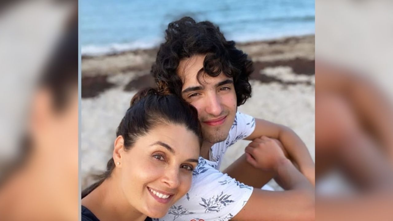 Él es Sebastián, el guapo hijo de Mayrín Villanueva que causa furor en Instagram