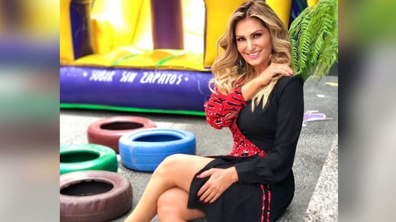 ¡Tremenda! Anette Cuburu conquista corazones al posar en exquisito ‘outfit’ rojo pasión