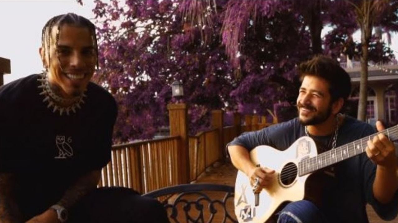 Camilo y Rauw Alejandro celebran el exito de ‘Tattoo Remix’ acústico en YouTube