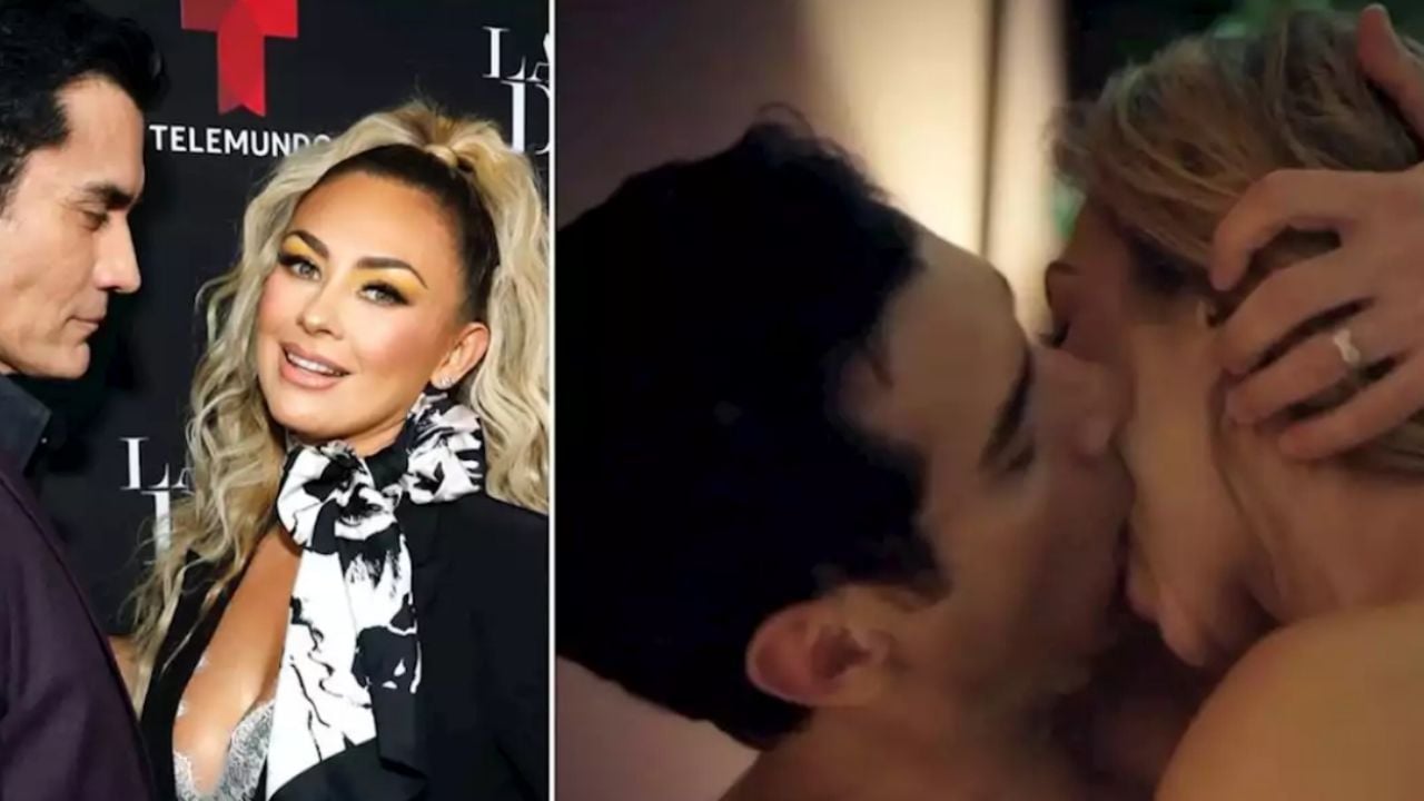 Filtran fotos de Aracely Arámbula muy ‘acarameladita’ con David Zepeda fuera de grabaciones