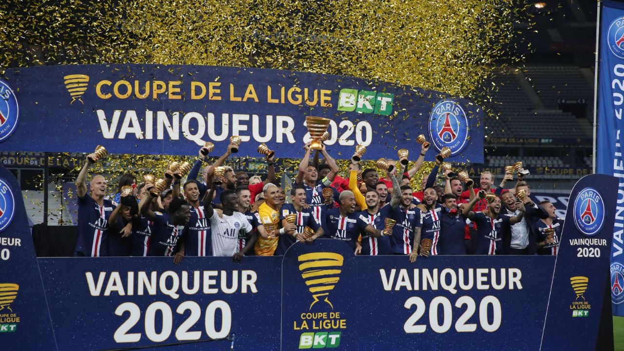 Una más para la vitrina; el PSG es campeón de Copa de Liga al vencer por penales a Lyon