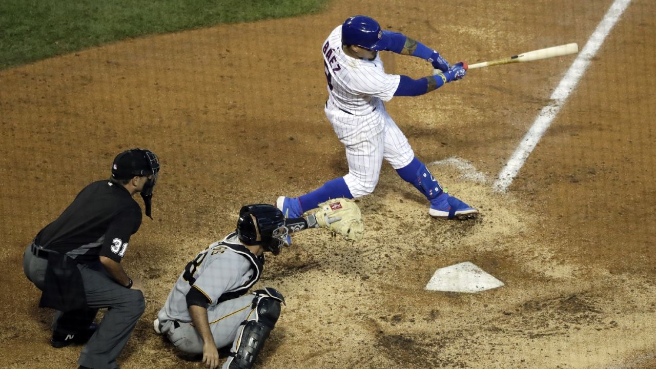 Báez define el triunfo para los Cachorros ante Piratas en extrainnings