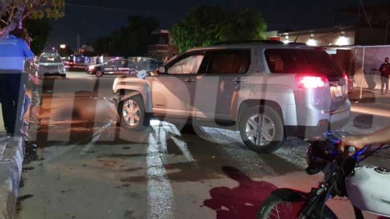 Cajeme: Muere una persona tras duro choque entre sedán y una moto